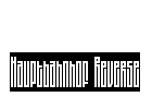 Hauptbahnhof Reverse Font Image