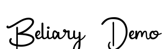 Beliary Demo Font Image