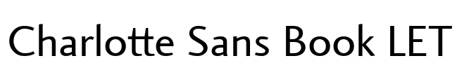 Charlotte Sans Book LET