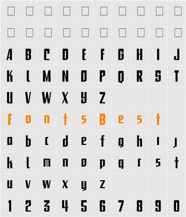 CC To Be Continued Character Map