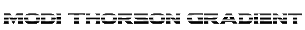 Modi Thorson Gradient