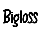 Bigloss Font Image