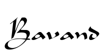 Bavand Font Image