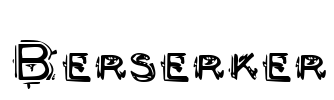 Berserker Font Image