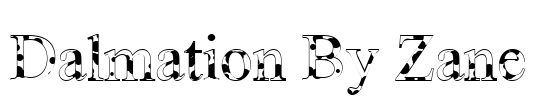 Dalmation By Zane Font Image