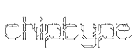 Chiptype Font Image