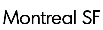 Montreal SF Font Image
