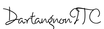 DartangnonITC Font Image