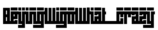 BeijingWigoWhat_crazy Font Image