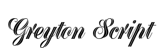Greyton Script Font Image