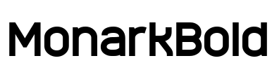 MonarkBold Font Image