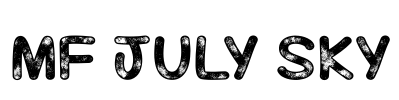 Mf July Sky Font Image