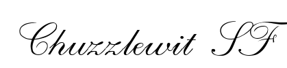 Chuzzlewit SF Font Image