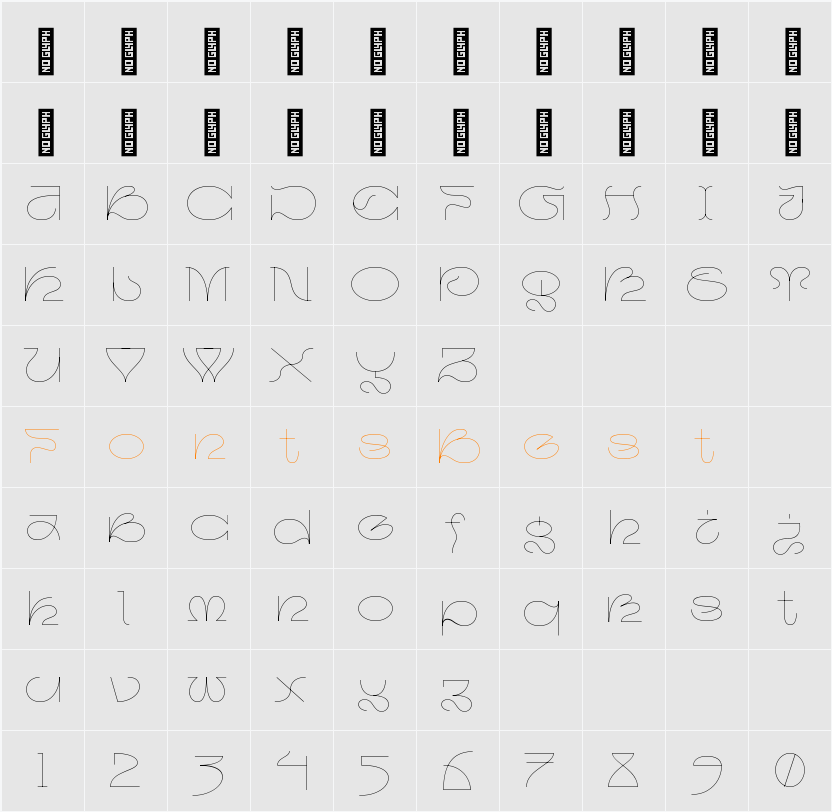 Insomnia Thin Character Map