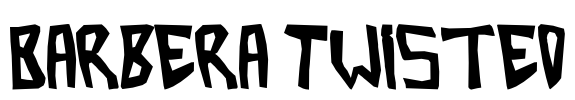 Barbera Twisted Font Image