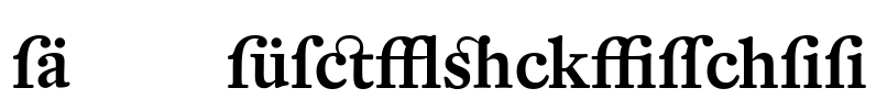 DTL Fleischmann Font Image