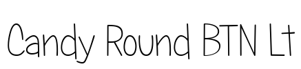 Candy Round BTN Lt Font Image
