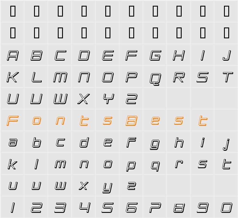 JI-Musers Character Map