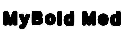 MyBold Med Font Image