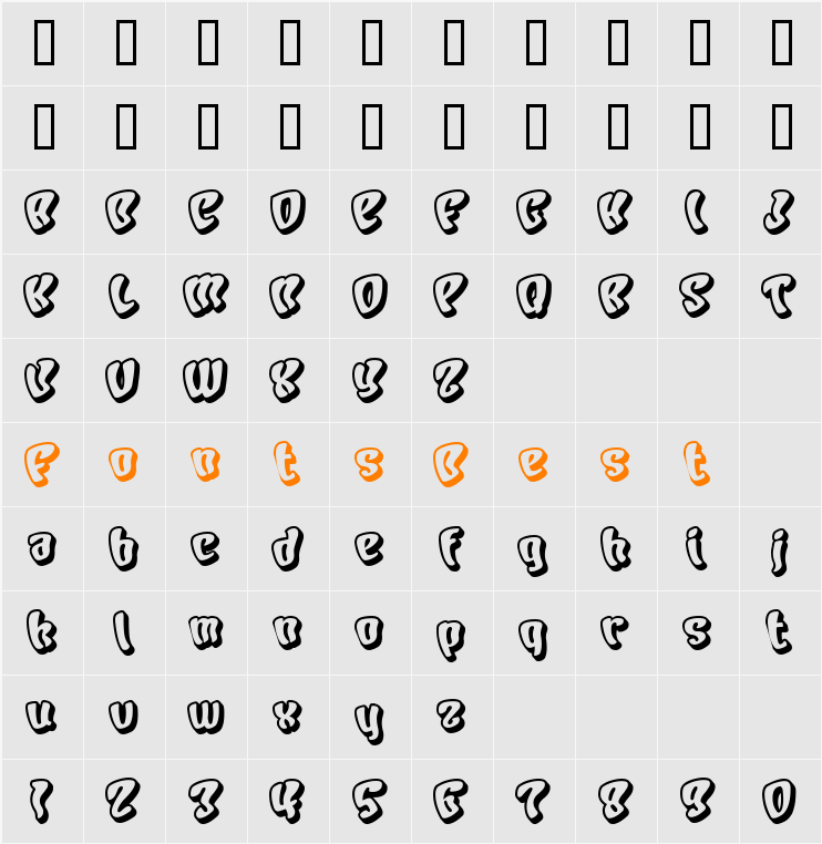 Character Character Map