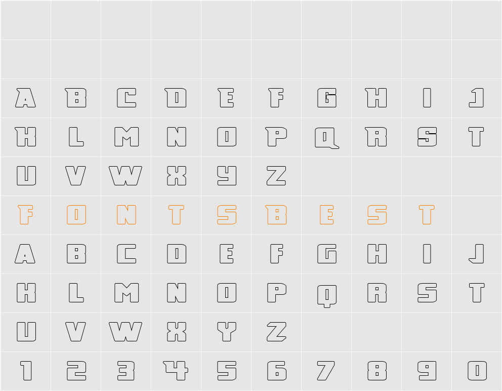 Broad Daylight Character Map