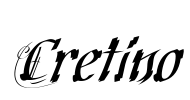 Cretino Font Image
