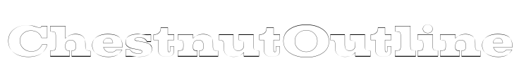 ChestnutOutline Font Image