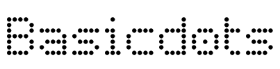 Basicdots Font Image