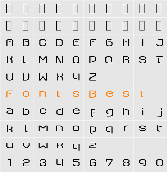 Axaxax Character Map