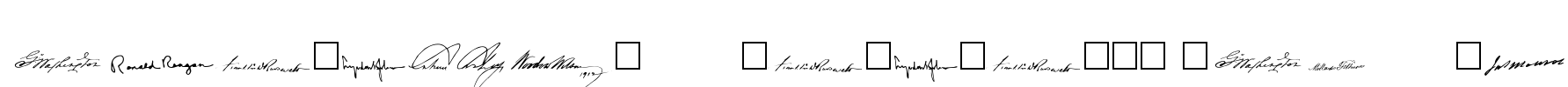 American Presidents SAMPLE