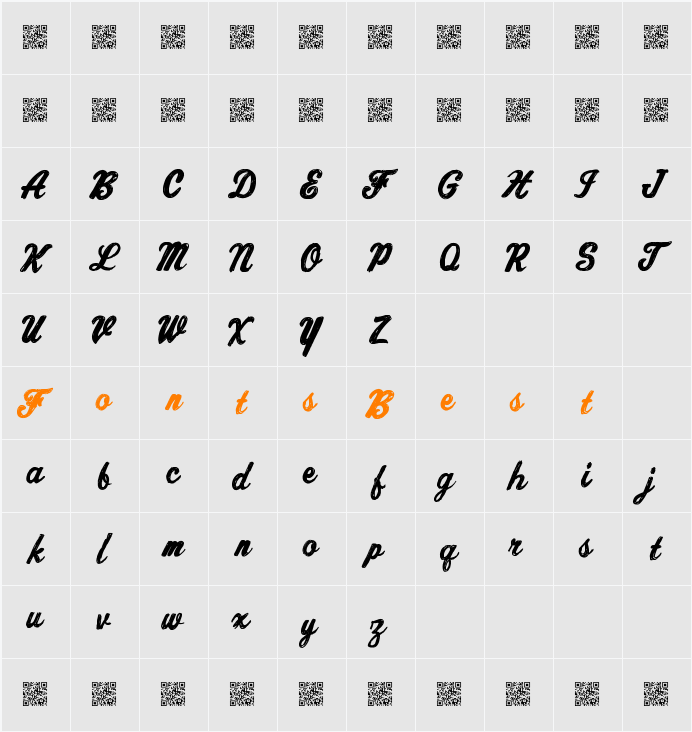 ChronicDelivery Character Map