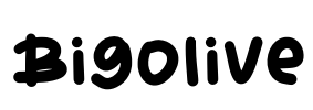 Bigolive Font Image
