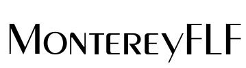 MontereyFLF Font Image