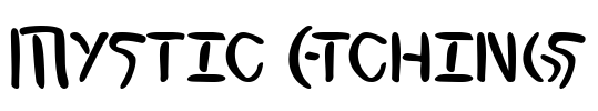 Mystic Etchings Font Image