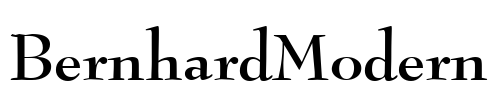 BernhardModern Font Image