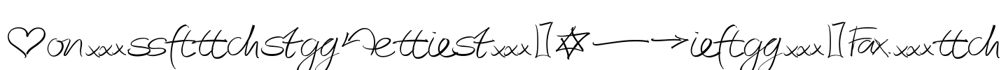 AutographScriptEF-LightExtra Font Image