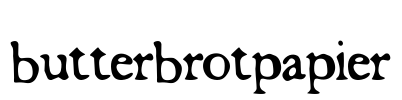 butterbrotpapier