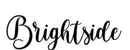 Brightside Font Image