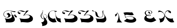 FZ JAZZY 15 EX Font Image