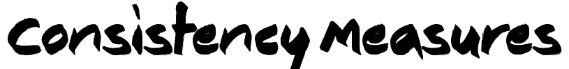 Consistency Measures Font Image