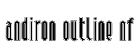 Andiron Outline NF Font Image