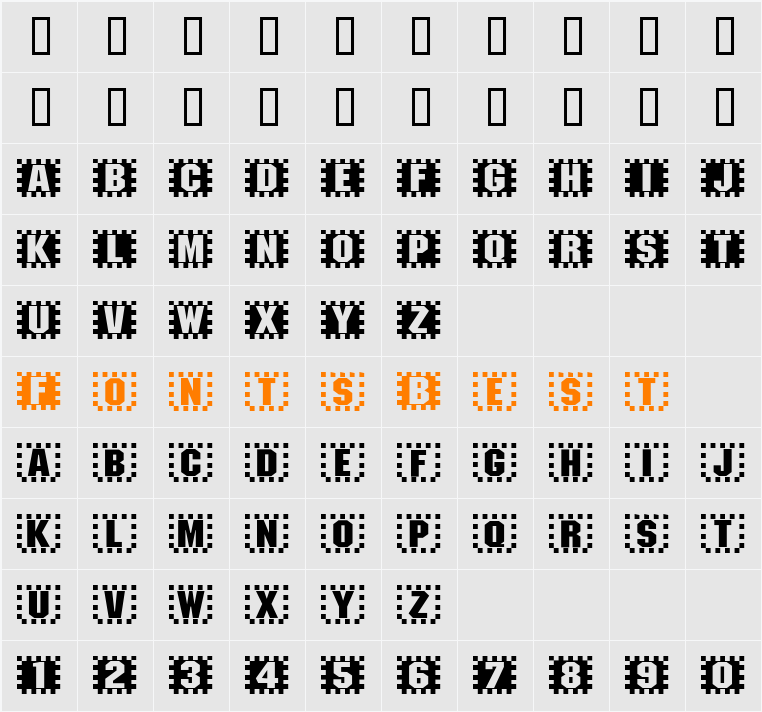 JI-Muumuu Character Map