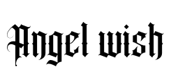 Angel wish Font Image