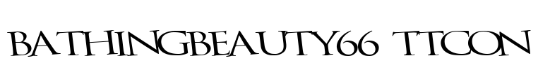 BathingBeauty66 ttcon Font Image