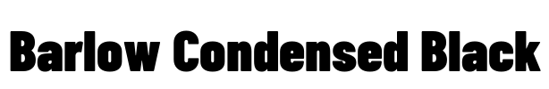 Barlow Condensed Black
