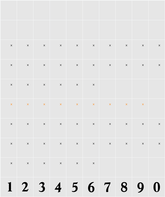 HessOSBoldTab Character Map