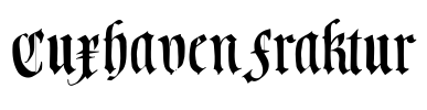 CuxhavenFraktur Font Image