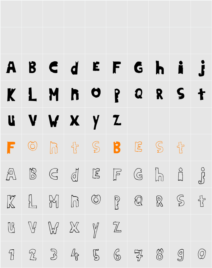 HildiniaDonut Character Map