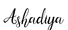 Ashadiya Font Image