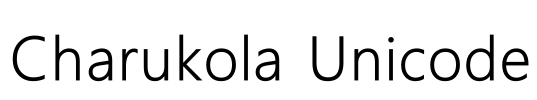 Charukola Unicode Font Image